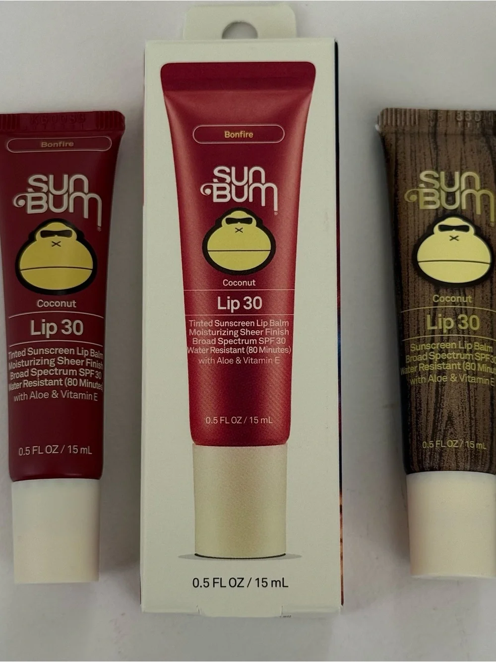 Set of 2. Sun Bum Moisturizing SPF 30 Sunscreen Lip Balms. 2 x 0.5 oz. NEW!